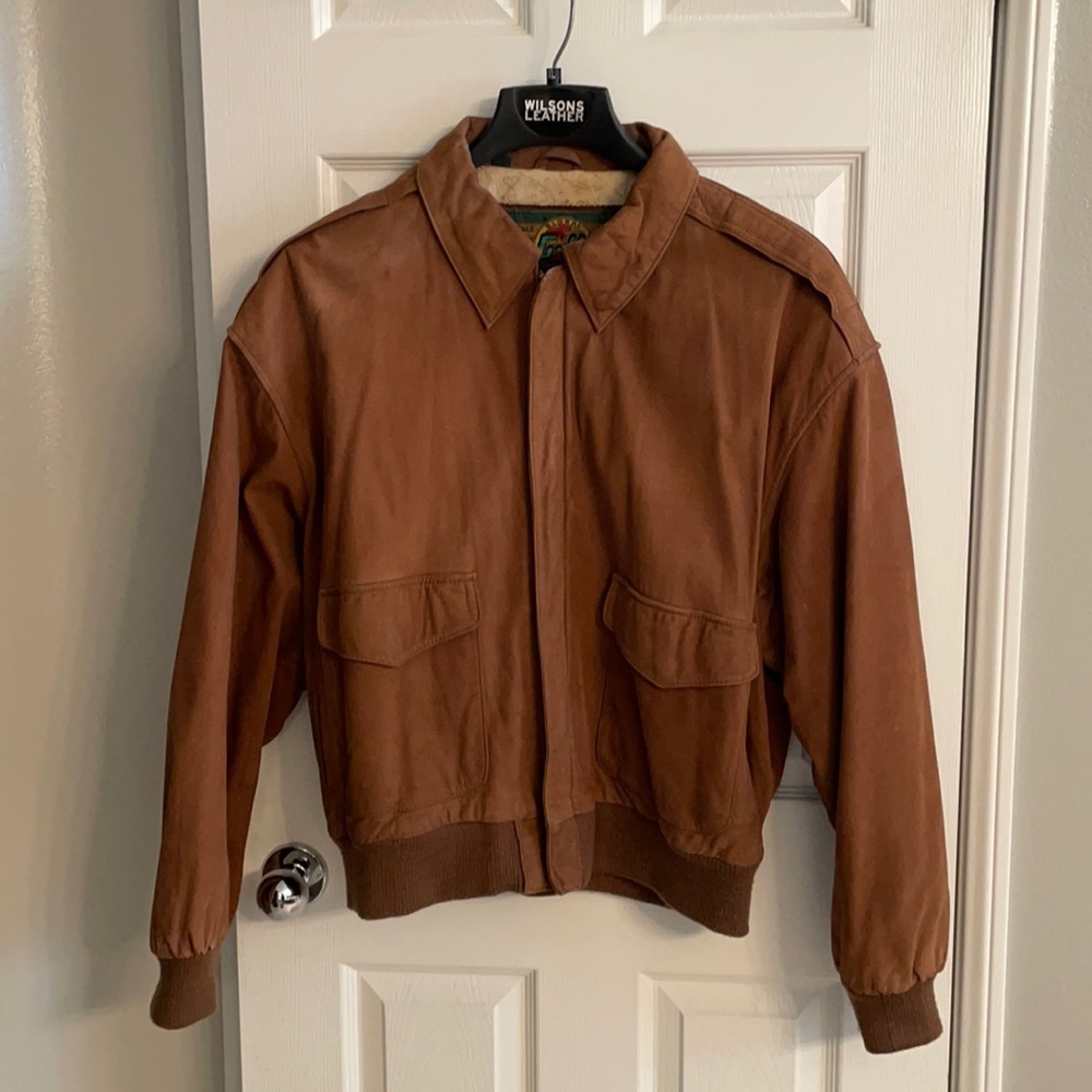 Mens XL Global Identity G-iii Leather Bomber